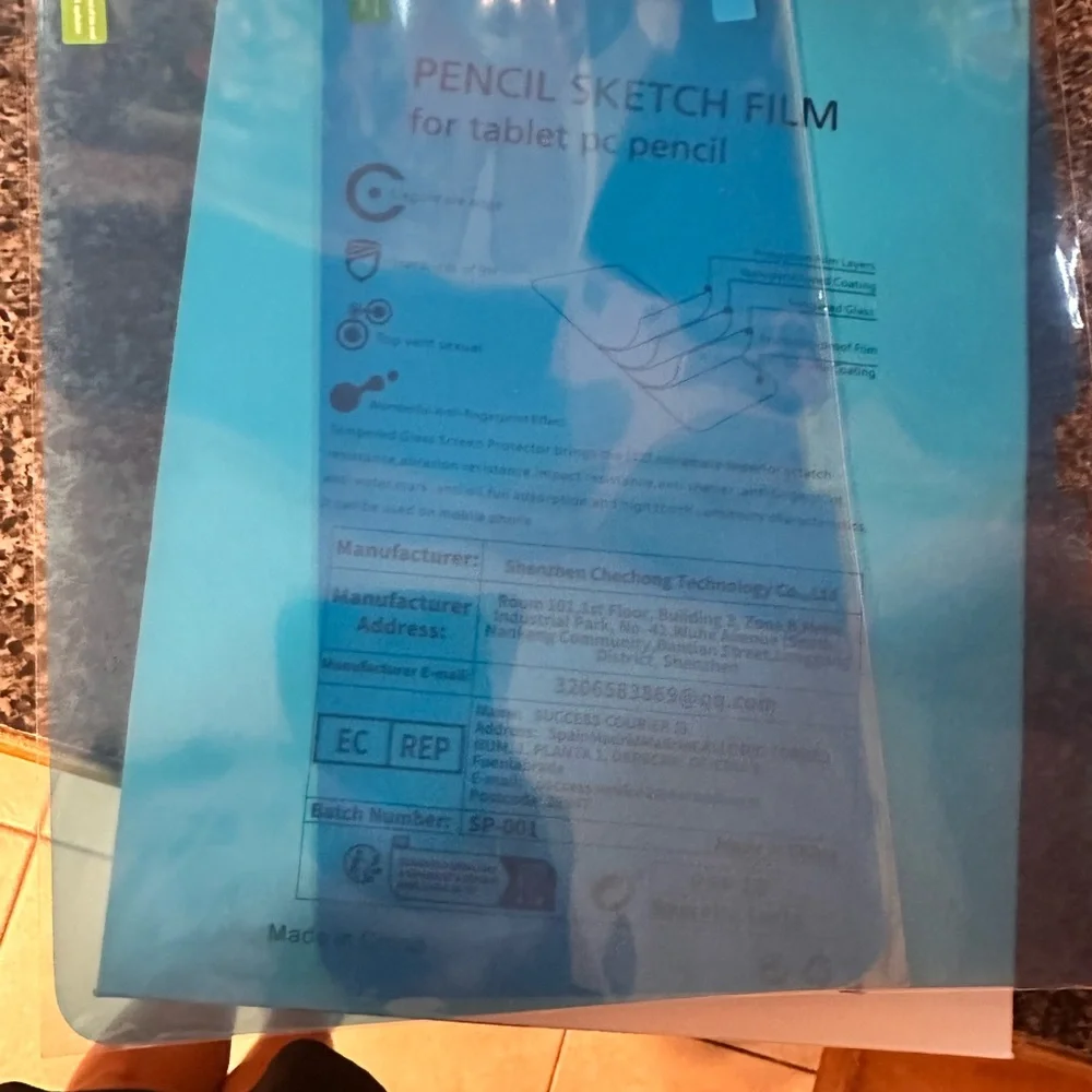 Purple Tri-Fold Tablet Cover with Matte Finish